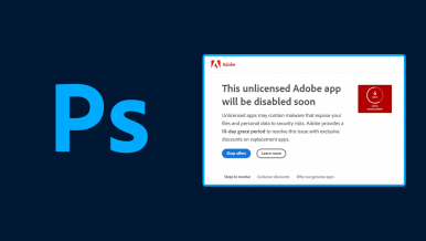 How to Fix Photoshop - This unlicensed Adobe app will be disabled Soon.