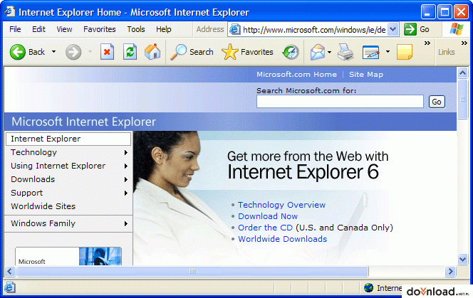 Internet Explorer 6 2000 Free Download