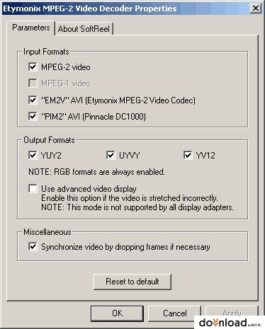 free mpeg-2 codec for windows vista