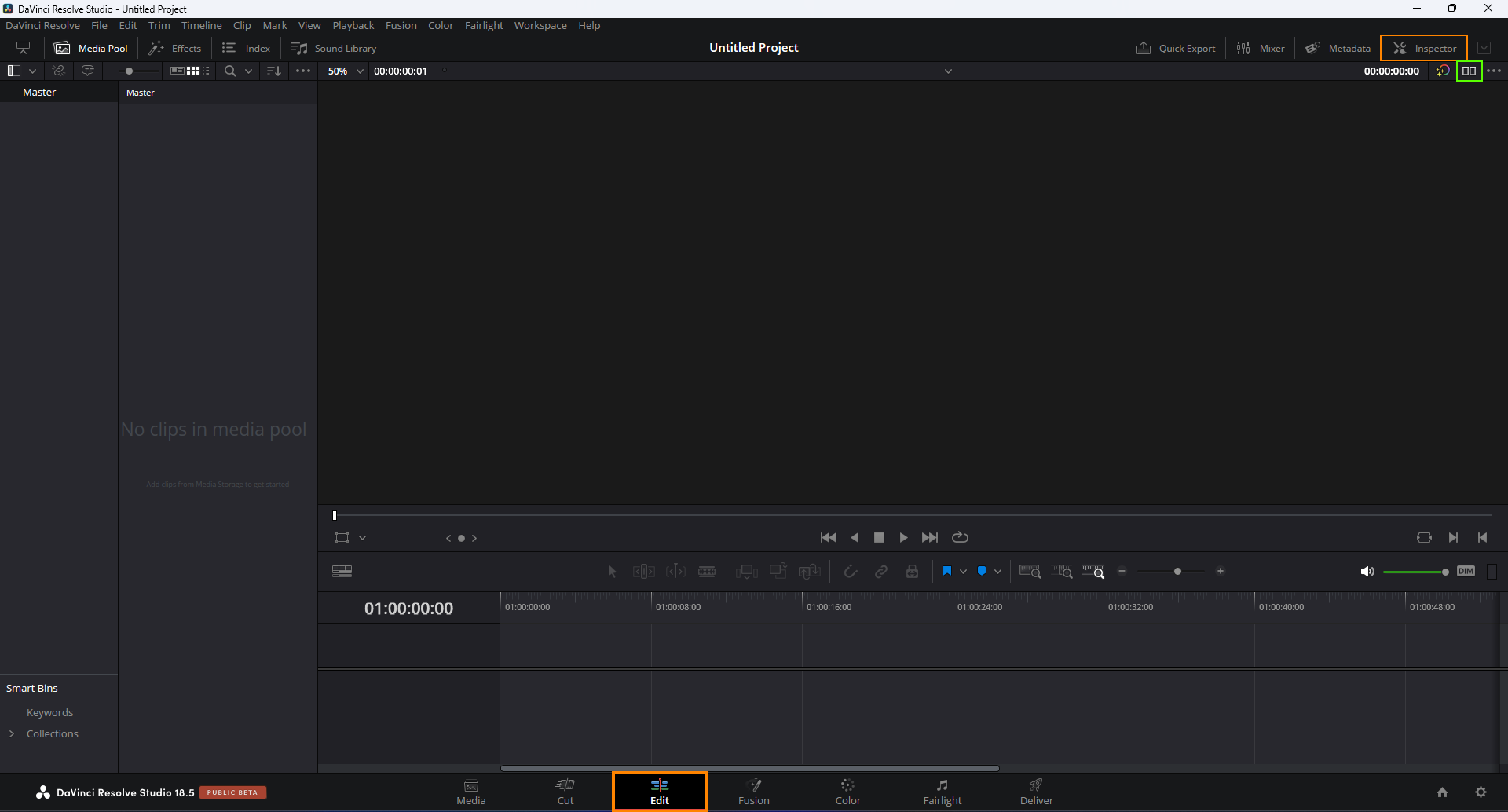 How to change to single view in Davinci Resolve. Single Dual view swapping
