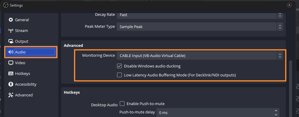 Use OBS Microphone Filters in Discord.