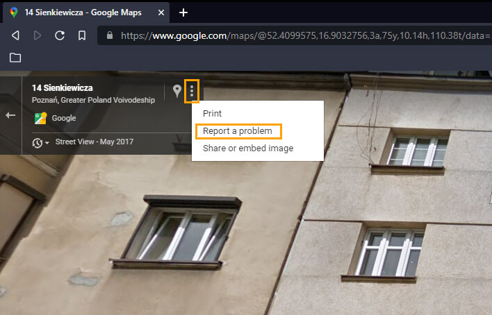 how do you get your home blurred on google street