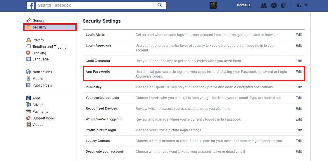 How_to_generate_facebook_app_passwords
