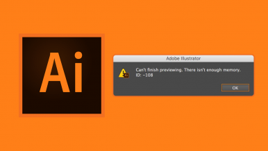 How to Fix Not Enough Memory Error in Adobe Illustrator.