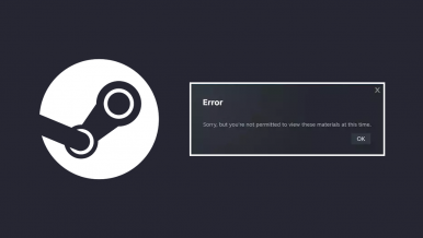 How to Fix "Sorry, but you're not permitted to view these materials at this time" error on Steam.