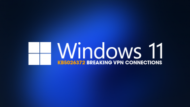 How to fix Windows update KB5026372 breaking VPN connections.