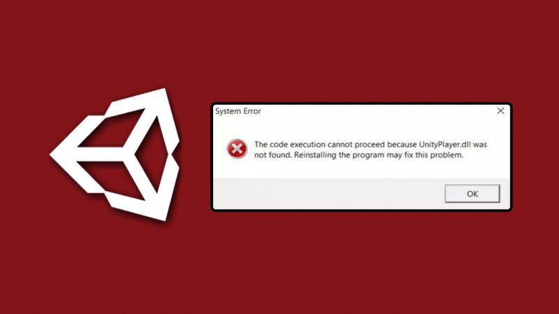 How to fix UnityPlayer.dll was not found error in Windows.