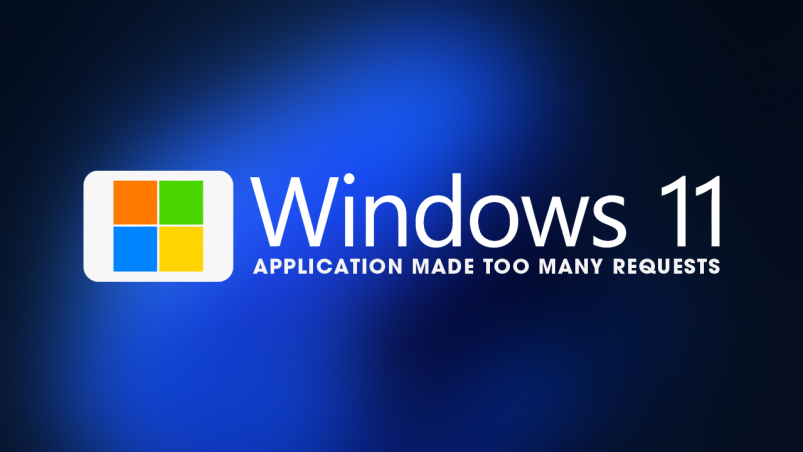 How to fix Microsoft Store error "Application made too many requests" on Windows 11.