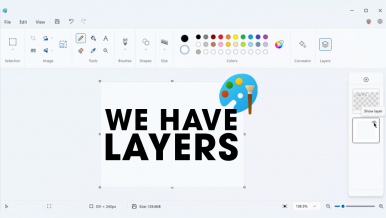 How to Work With Layers in Microsoft Paint - Use layers in MS Paint App.