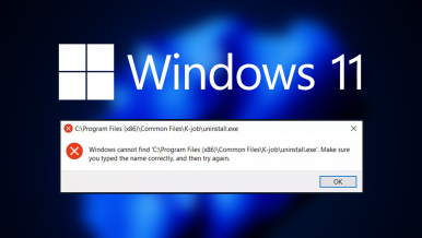 How to Fix Windows Can't Find uninstall.exe File Error - Uninstall programs and apps.