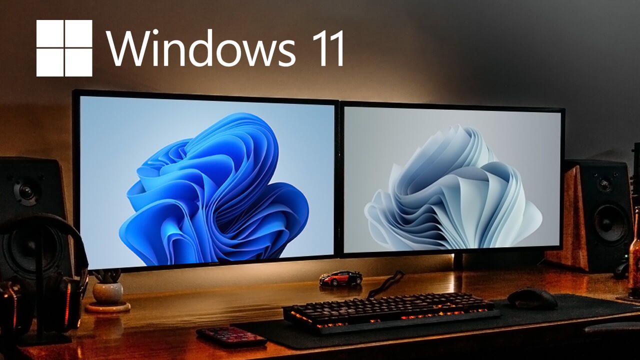 How to set a different wallpaper for each monitor on Windows 11.