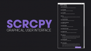 How to get SCRCPY GUI (Graphic User Interface)