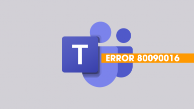 How to fix Microsoft Teams error 80090016.