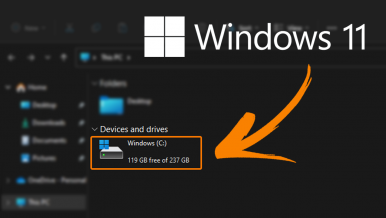 How to fix the disk space bar missing in File Explorer on Windows 11.
