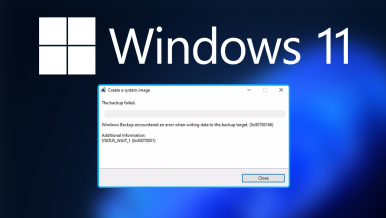 How to fix Backup Failed error 0x80780166 on Windows 11.