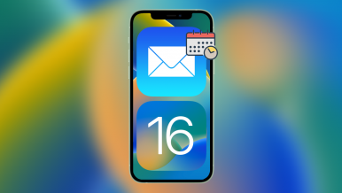 How to schedule sending emails from the mail app on iPhone.