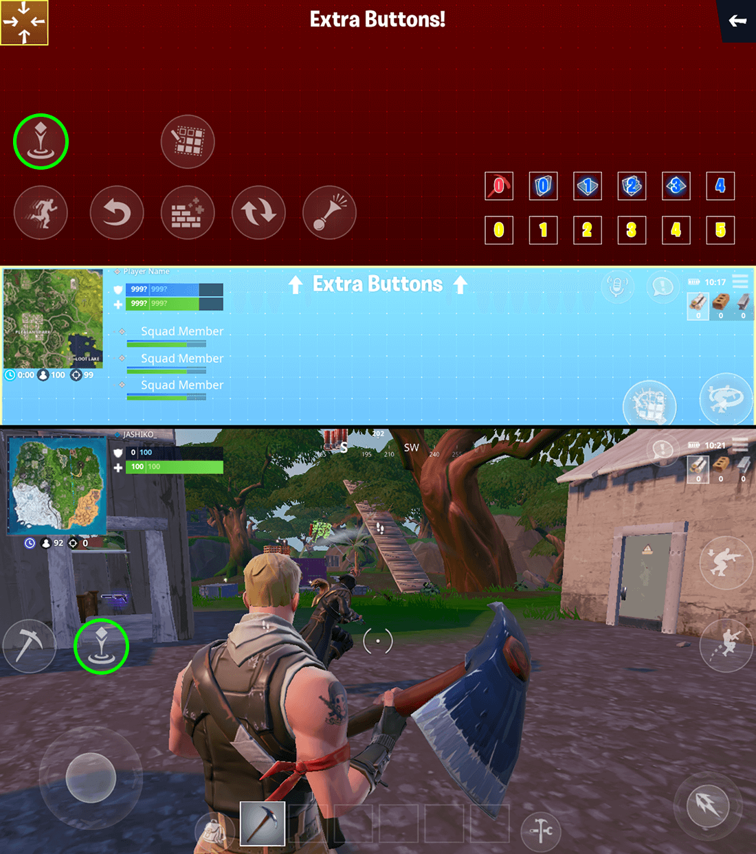How To Use The Ping Feature On Fortnite Mobile Enable Ping In - how do you use ping on fortnite mobile