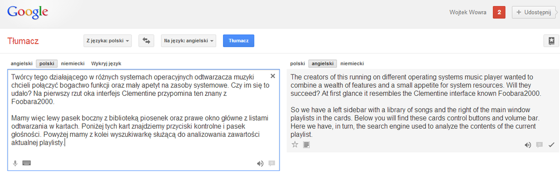 Tłumacz Google uruchom w przeglądarce  Dictionaries and 