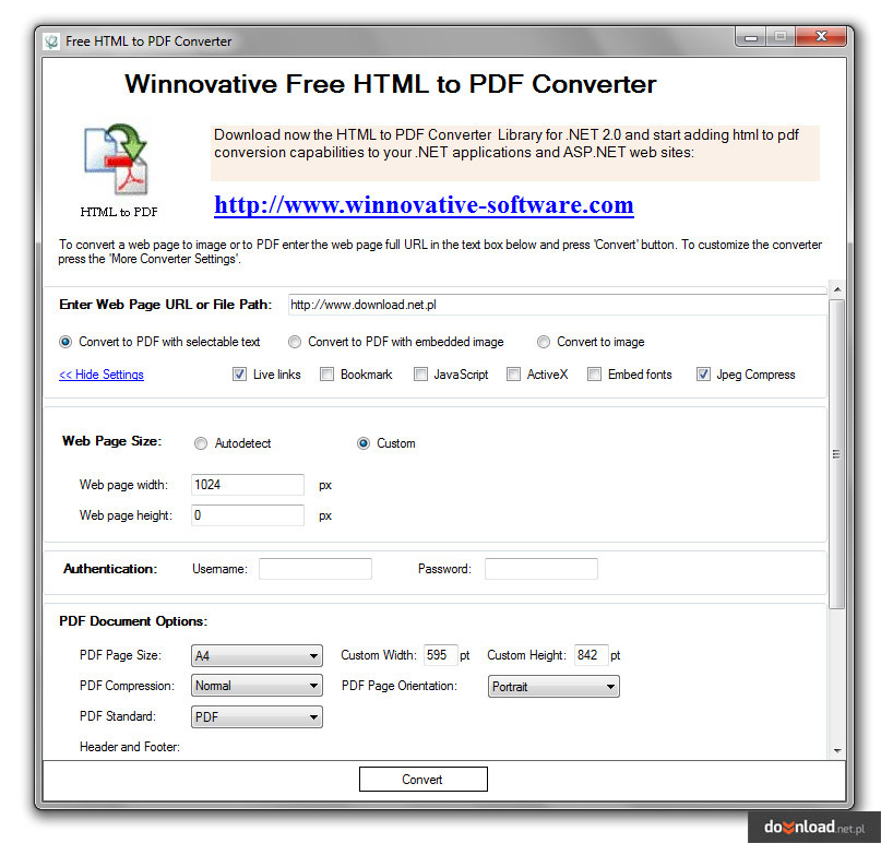 Html To Pdf Converter Download