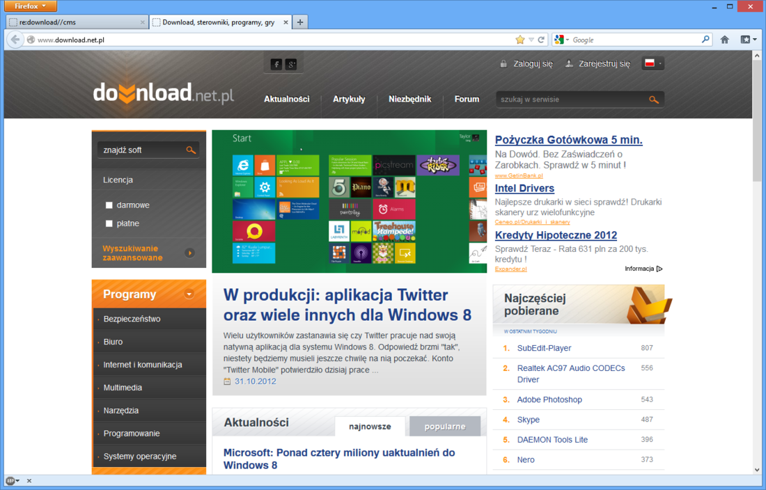 Mozilla Firefox 46.0 PL - 64-bit | Web browsers