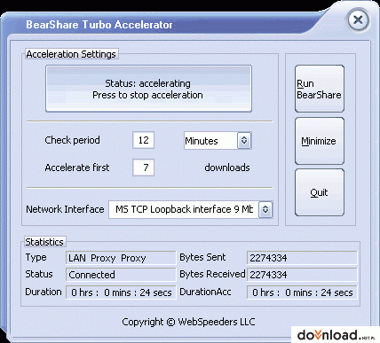 bearshare turbo accelerator