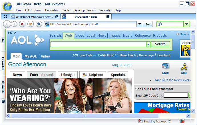 AOL Explorer 1.5.1.5001.5.1 | Web browsers