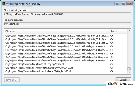 win32/sality remover