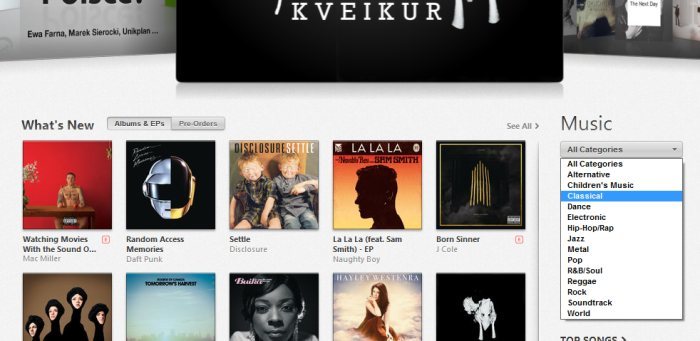 iTunes Store - Muzyka