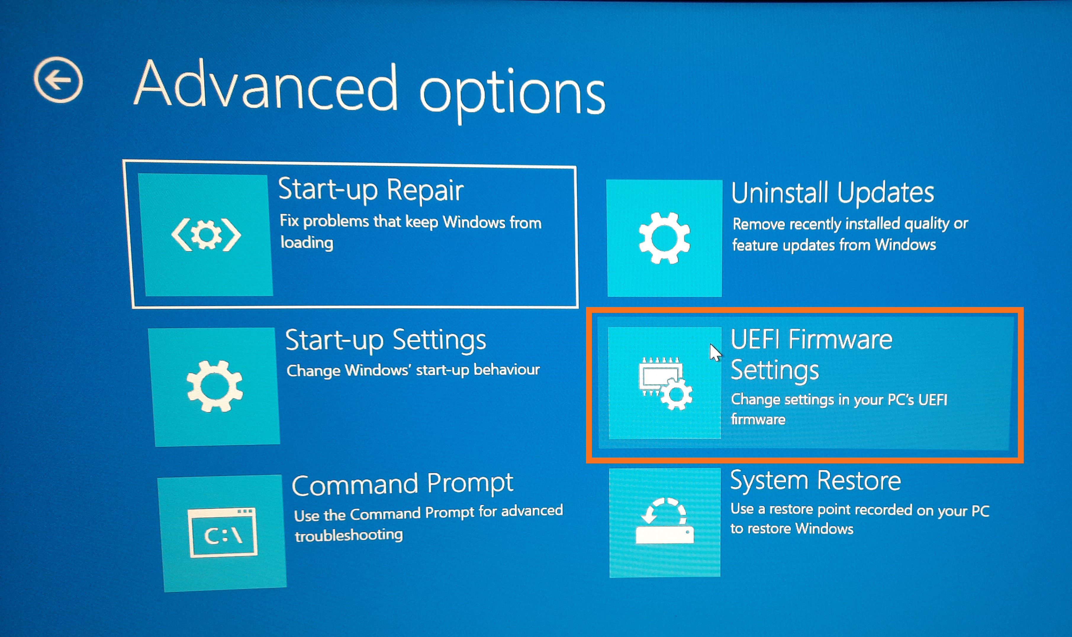 How to access the BIOS if a computer keeps booting straight to Windows 10