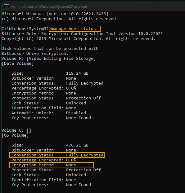 Bitlocker slowing down SSD fix