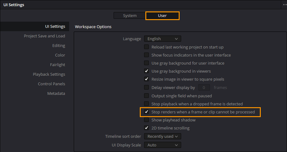 How to fix Davinci Resolve error The Fusion Composition on the current frame or clip could not be processed successfully
