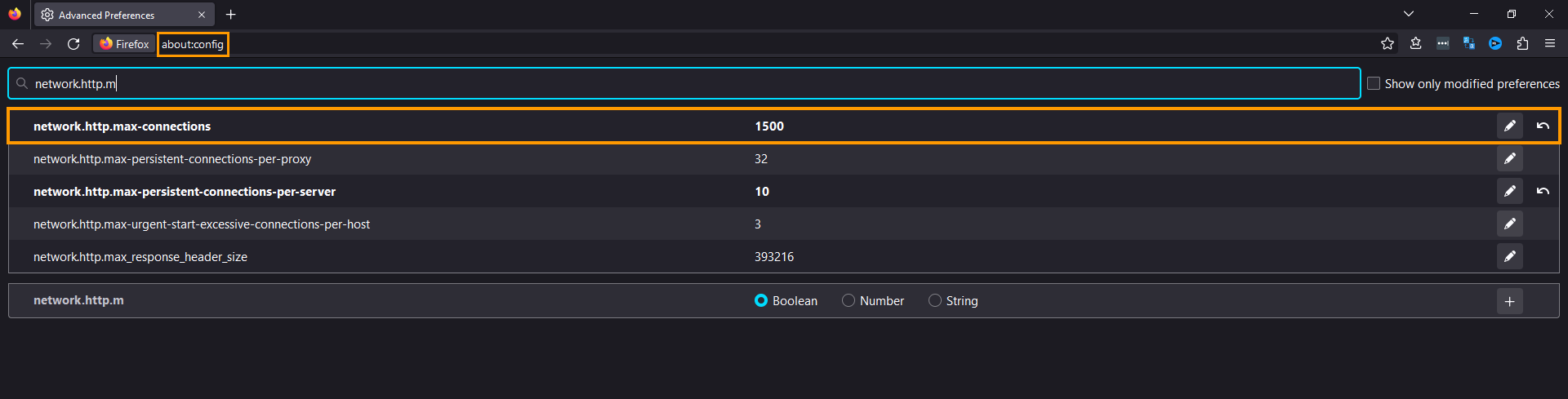 Make Firefox use your full Internet connection speed