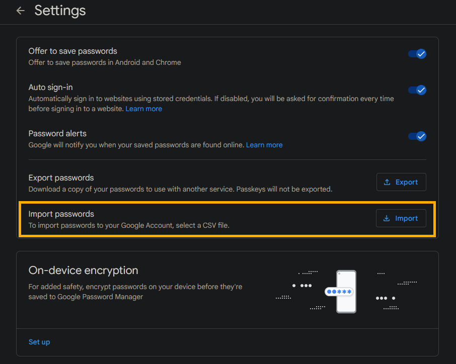 export passwords from LastPass to Google Password Manager