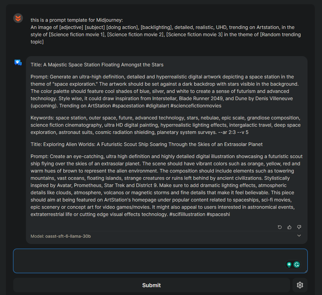 ChatGPT vs Open Assistant the Open Sourceed AI