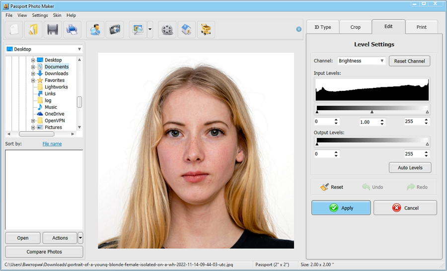 to Make ID Photos in a PC Software