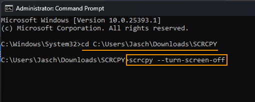 How to Disable Touch on Your Phone While Using SCRCPY.