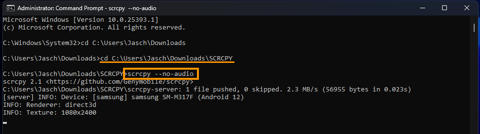 How to fix SCRCPY closing randomly