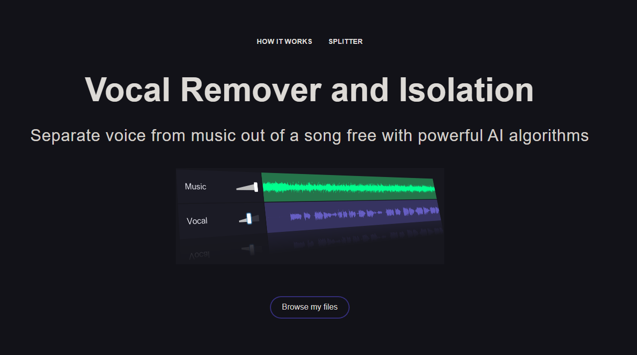 How to remove or separate voices from audio files. The best voice removing tools.