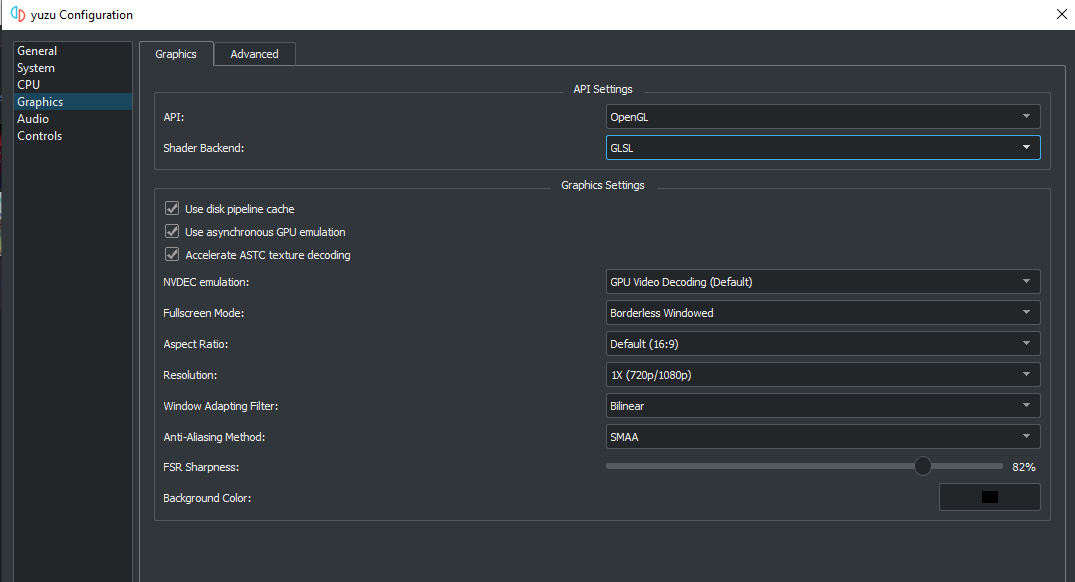 Yuzu best performance settings