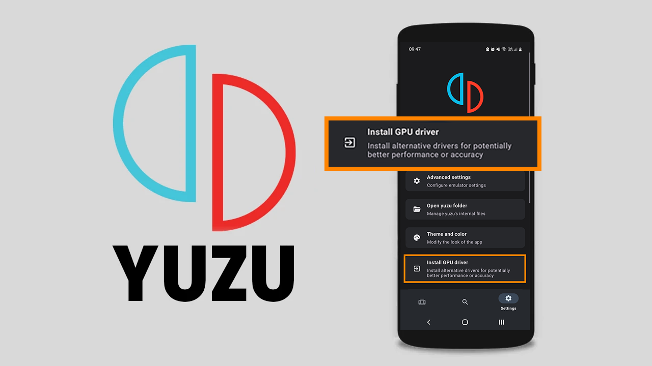 How to fix Yuzu Android Install GPU Drivers option missing