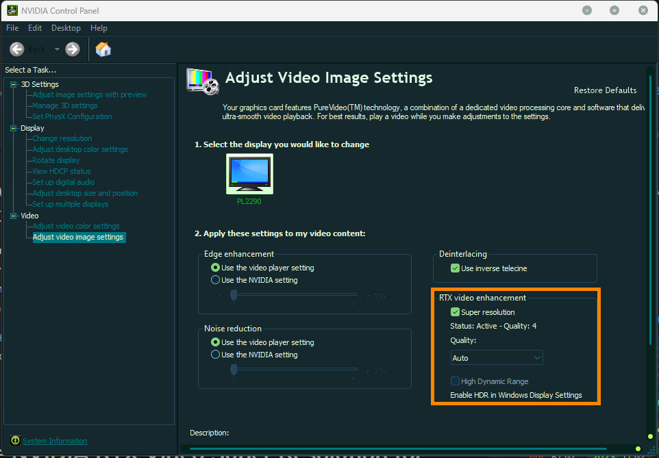 How to Use RTX Super Resolution in Firefox