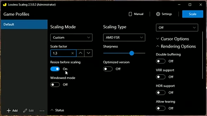 set up and use Lossless Scaling in Any Game