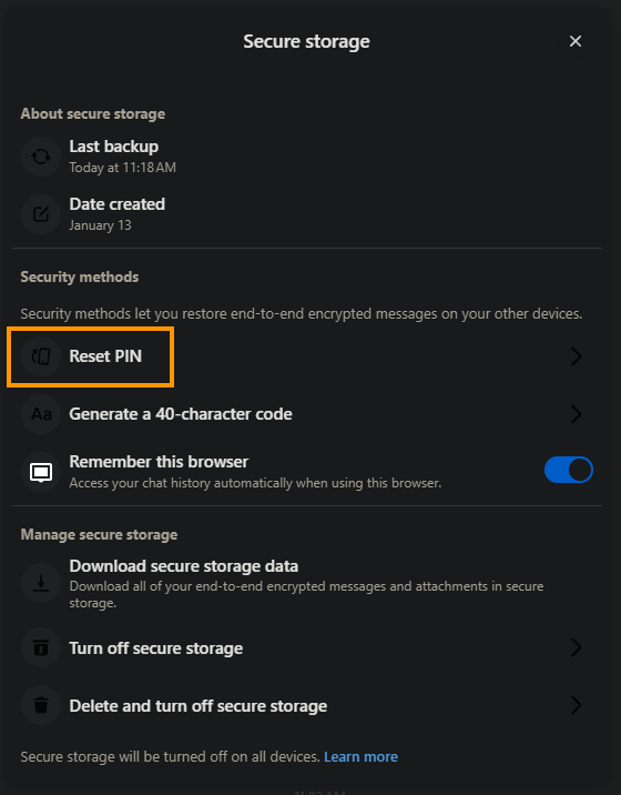 How to Reset Your Messenger PIN