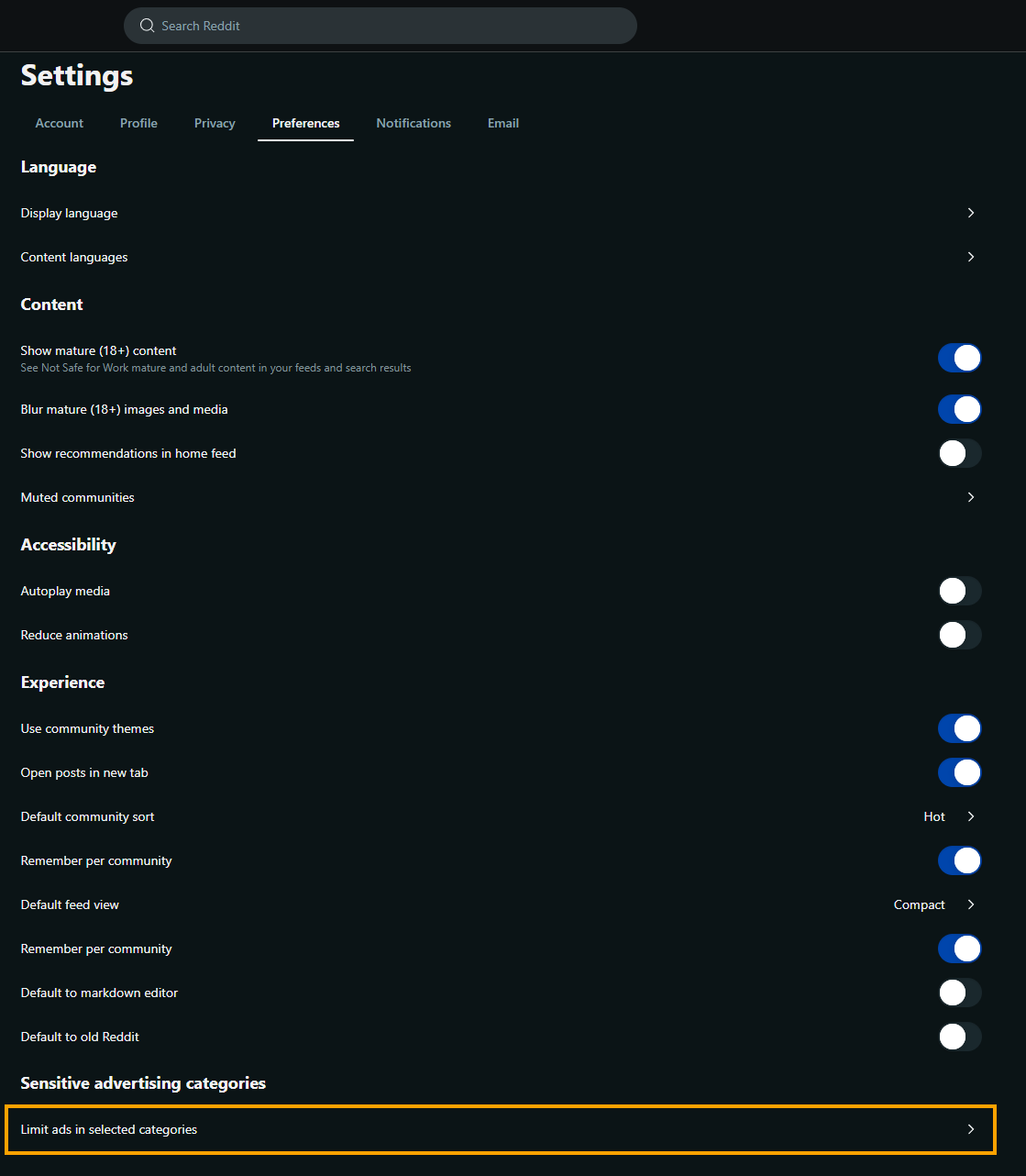 How to Disable Block Political Ads on Reddit