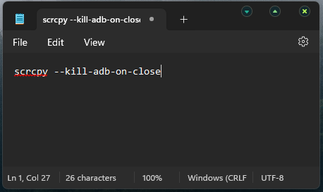 How to Fix the SCRCPY Error: Device is still being used in a program when closing