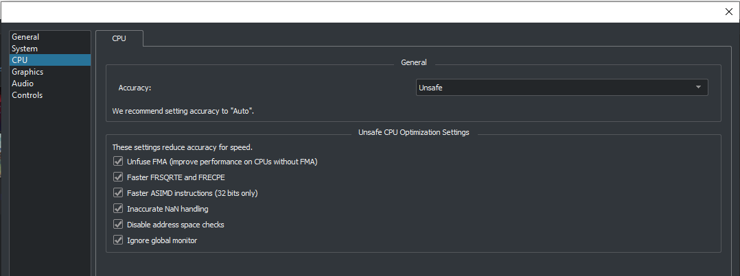 suyu boost frame rates