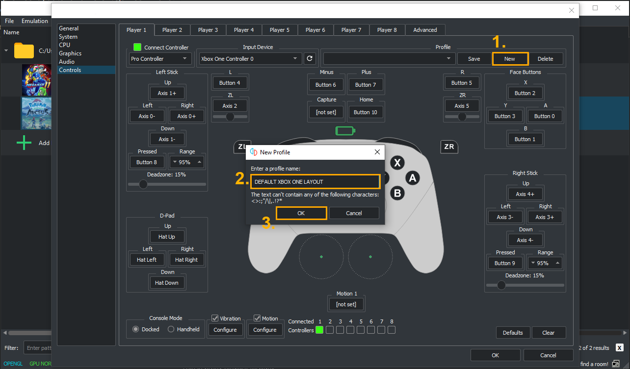 Set Different Controller Profile Layouts for Different Games in Suyu.
