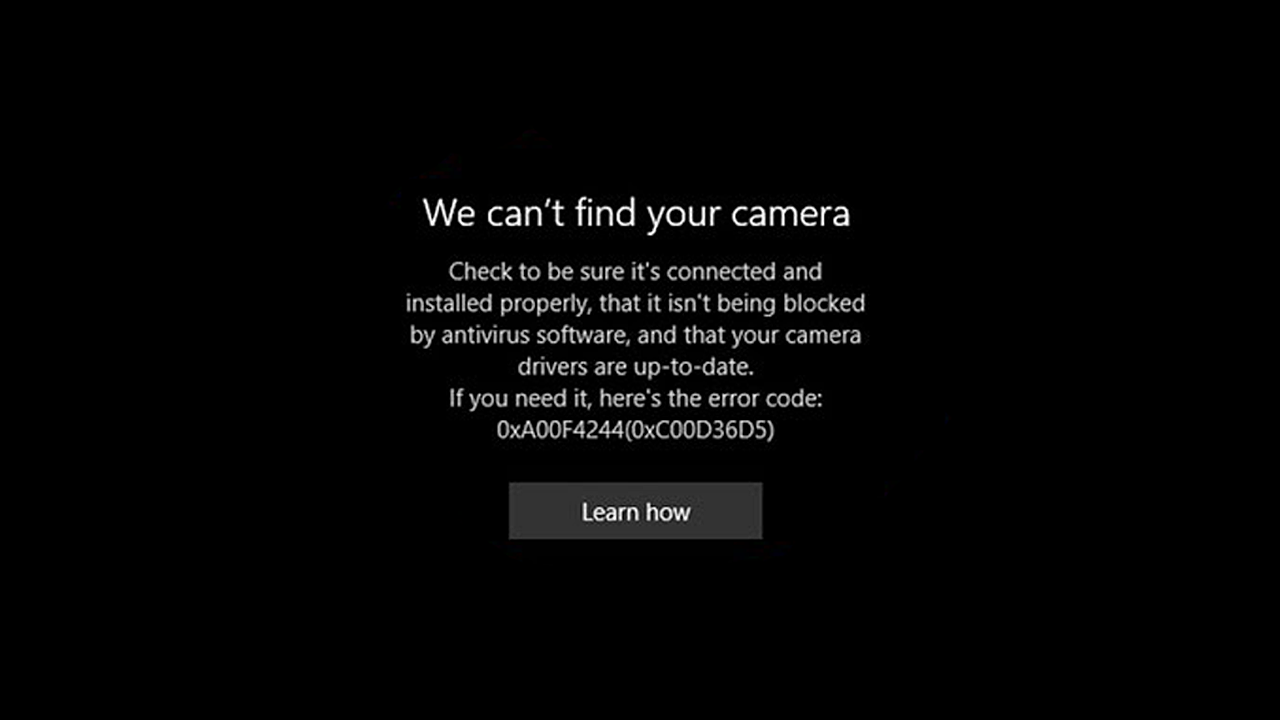 we can't find your camera windows 11 error code 0xa00f4244