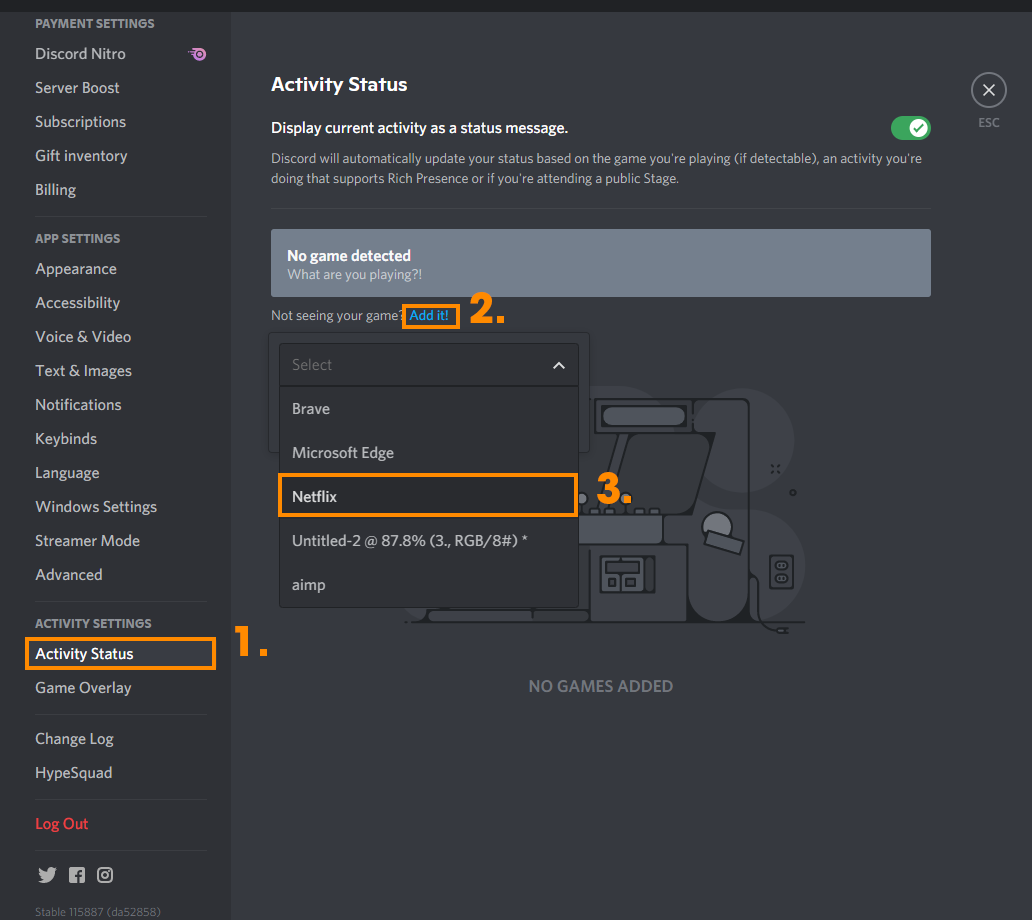 how to stream netflix app over discord on pc