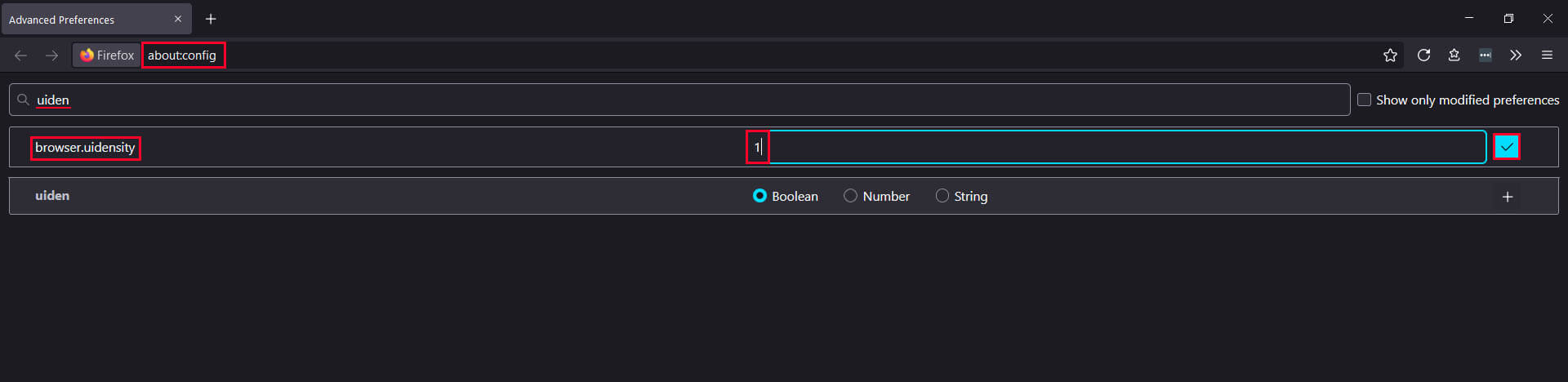 Firefox tab too big make it smaller
